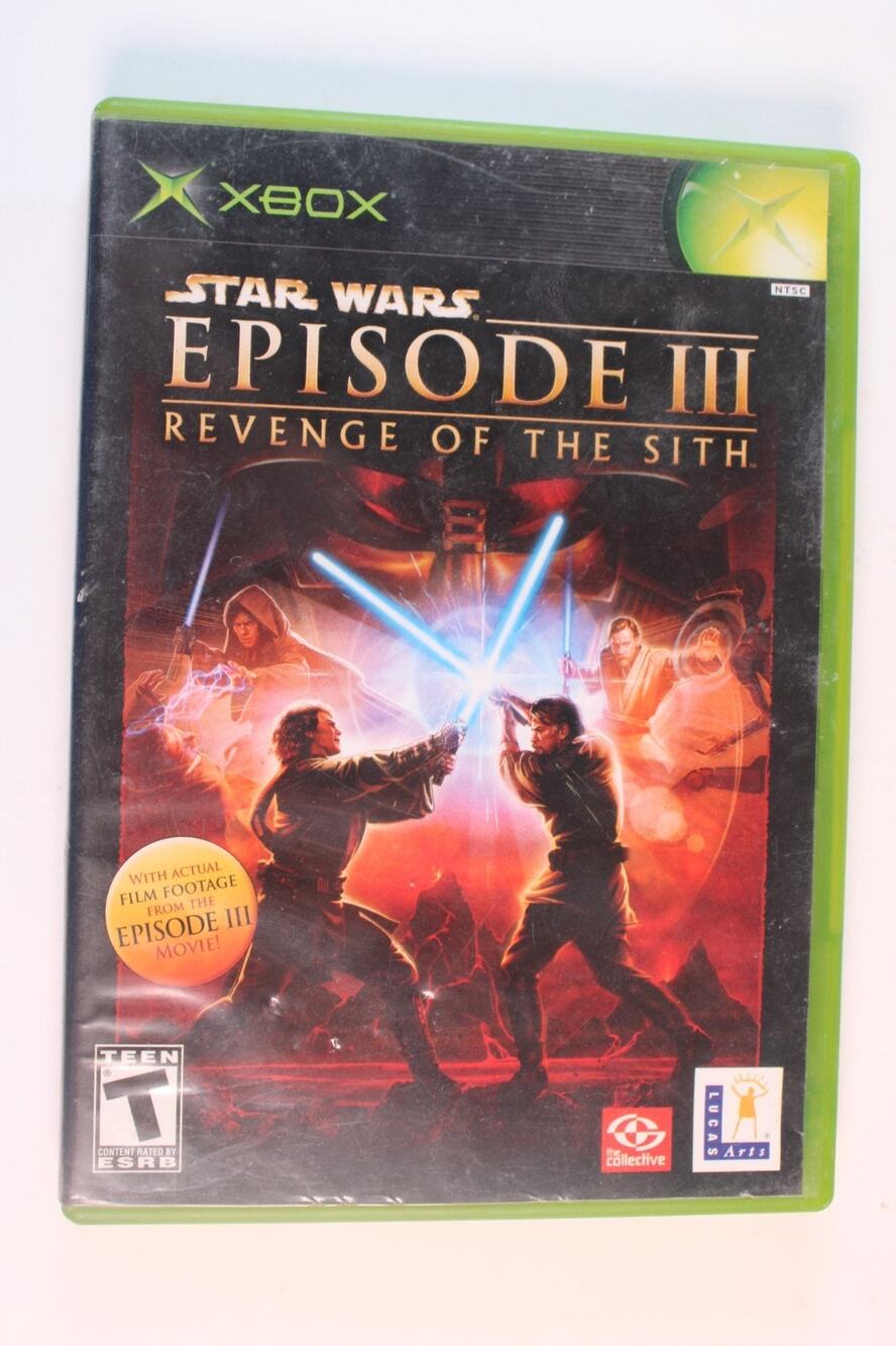 Star Wars Episode III: Revenge of the Sith (Microsoft Xbox, 2005) Complete